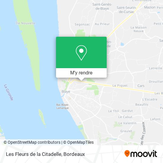 Les Fleurs de la Citadelle plan