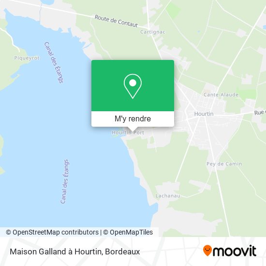 Maison Galland à Hourtin plan