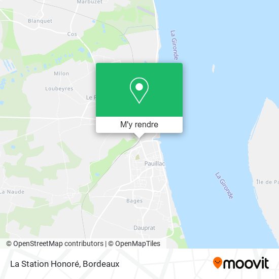 La Station Honoré plan