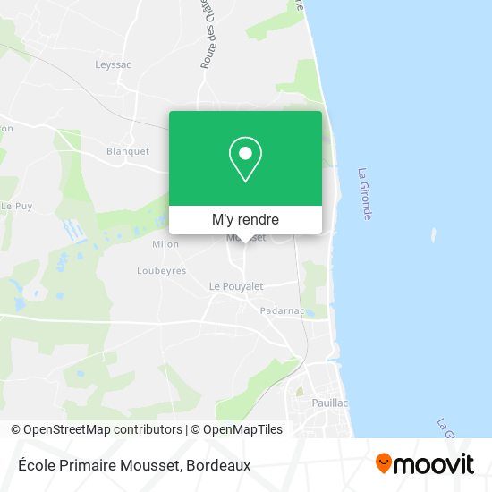 École Primaire Mousset plan