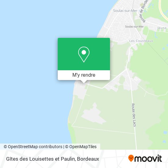 Gîtes des Louisettes et Paulin plan