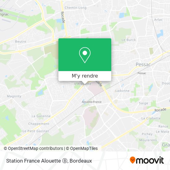 Station France Alouette Ⓑ plan