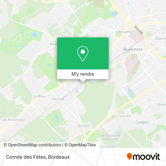 Comite des Fêtes plan