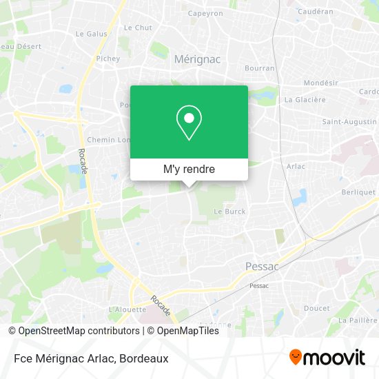 Fce Mérignac Arlac plan