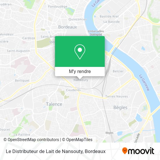 Le Distributeur de Lait de Nansouty plan