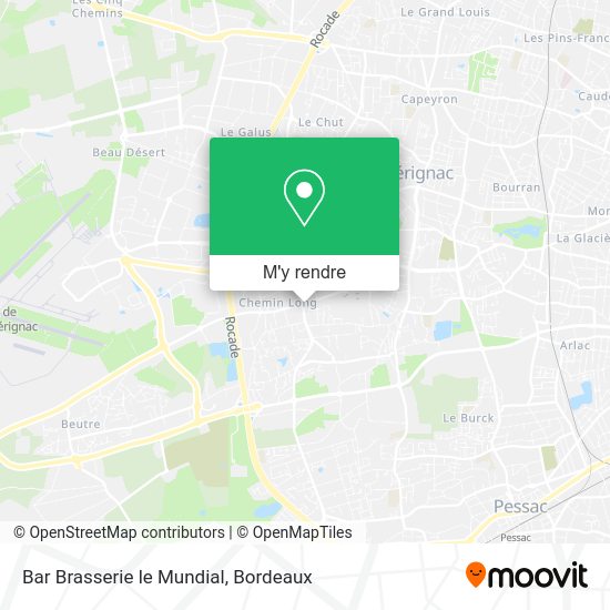 Bar Brasserie le Mundial plan