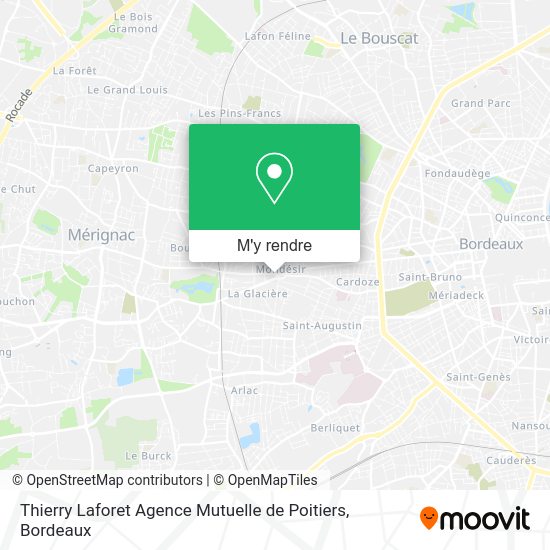 Thierry Laforet Agence Mutuelle de Poitiers plan