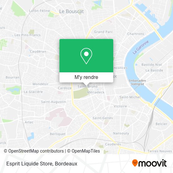 Esprit Liquide Store plan