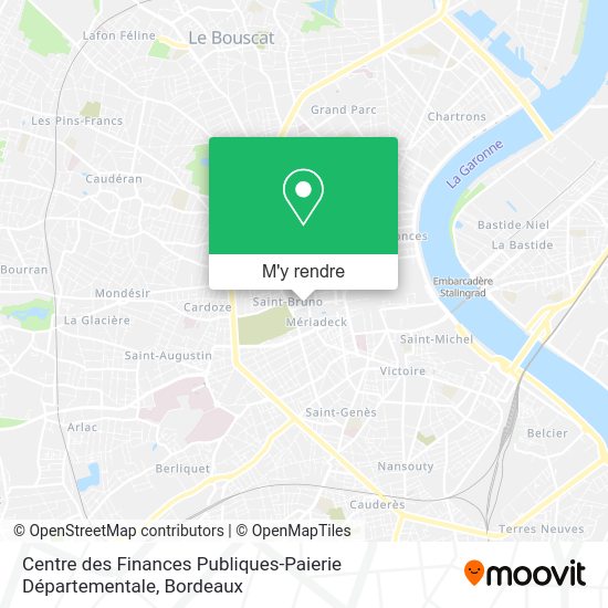 Centre des Finances Publiques-Paierie Départementale plan