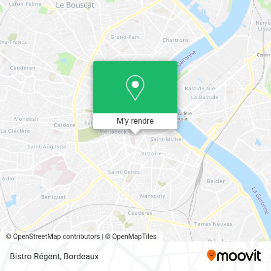 Bistro Régent plan