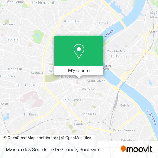 Maison des Sourds de la Gironde plan