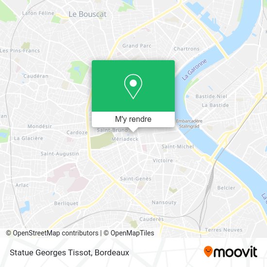 Statue Georges Tissot plan