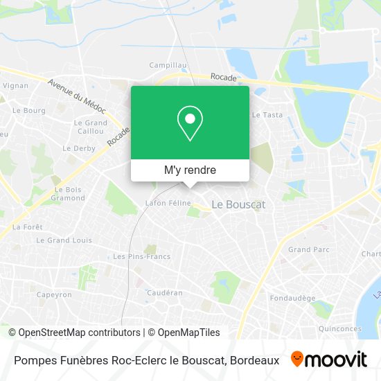 Pompes Funèbres Roc-Eclerc le Bouscat plan