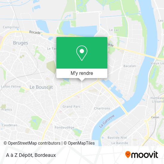 A à Z Dépôt plan