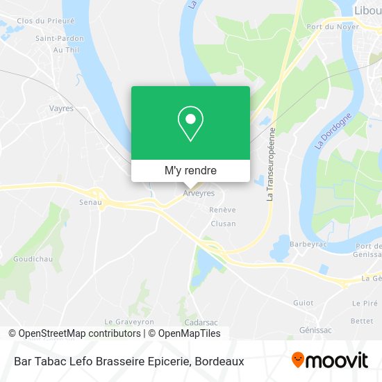 Bar Tabac Lefo Brasseire Epicerie plan