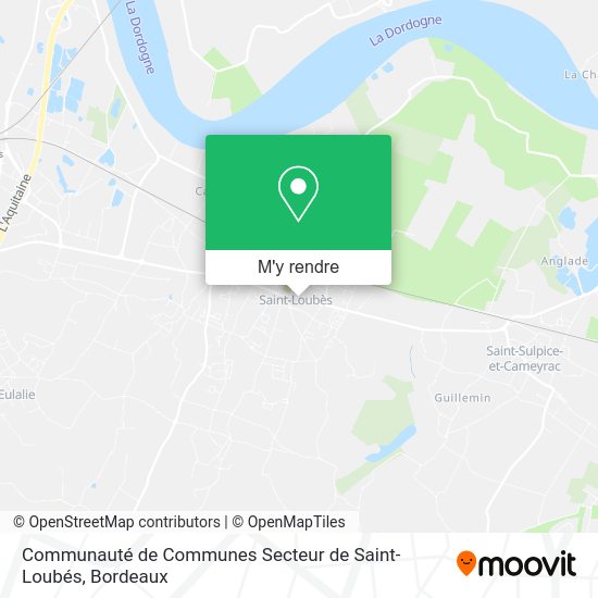 Communauté de Communes Secteur de Saint-Loubés plan