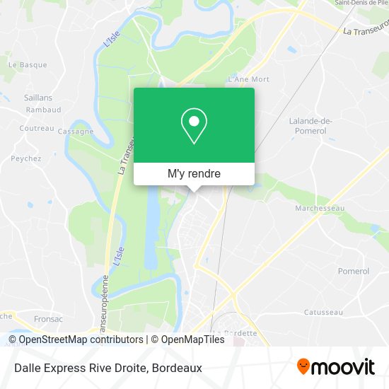Dalle Express Rive Droite plan
