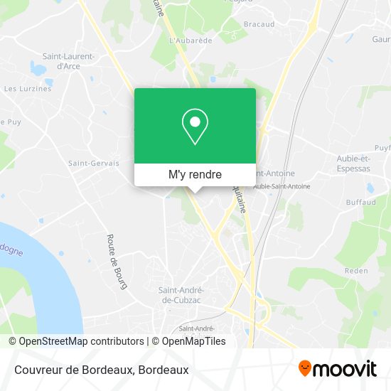 Couvreur de Bordeaux plan