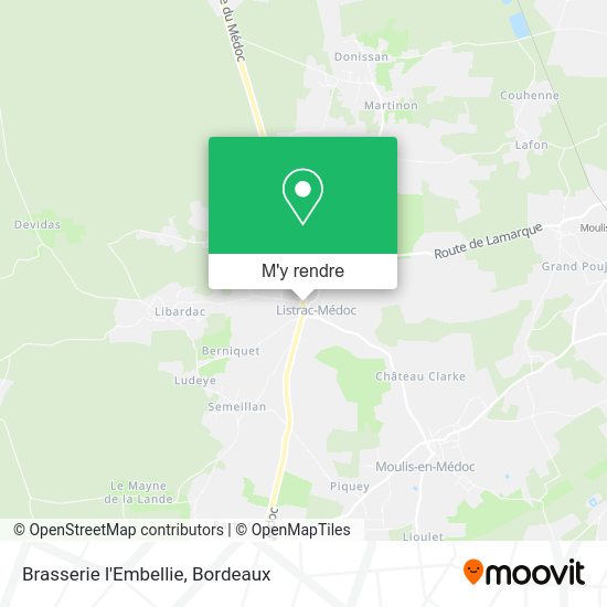 Brasserie l'Embellie plan