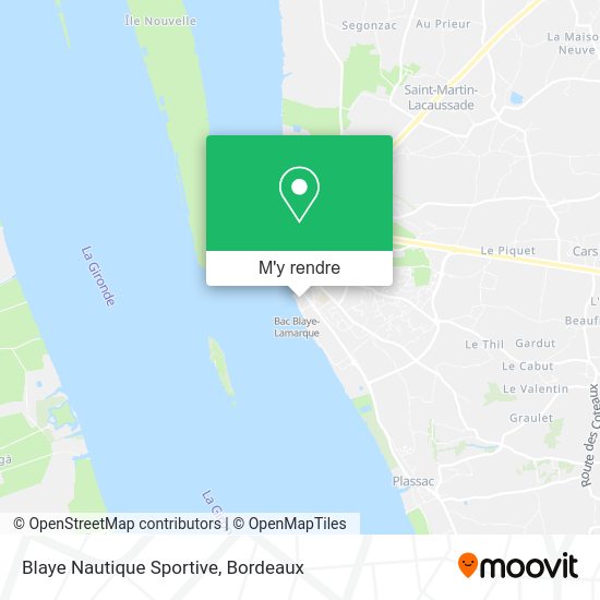 Blaye Nautique Sportive plan