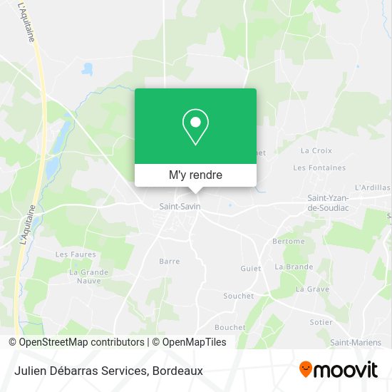 Julien Débarras Services plan