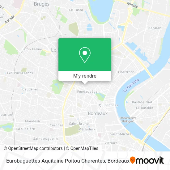 Eurobaguettes Aquitaine Poitou Charentes plan