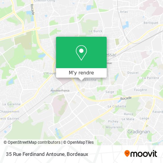 35 Rue Ferdinand Antoune plan