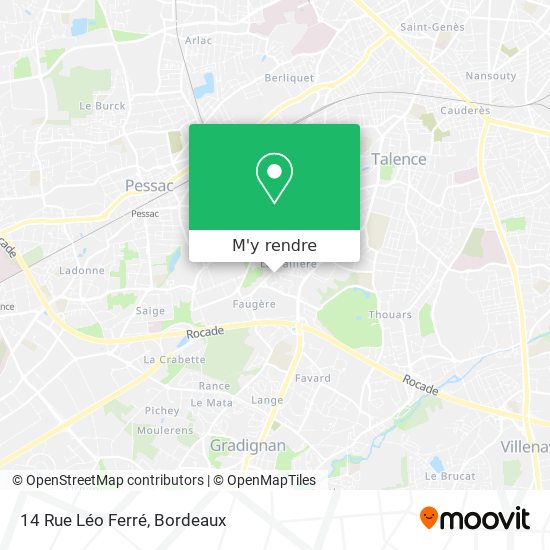 14 Rue Léo Ferré plan