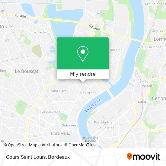Cours Saint Louis plan