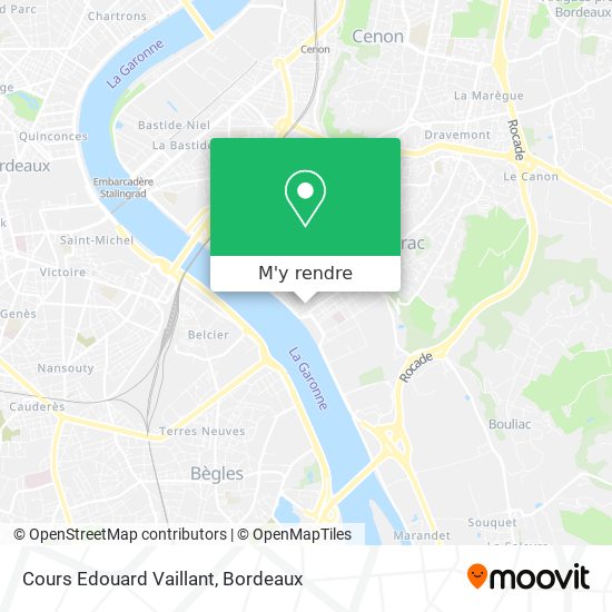 Cours Edouard Vaillant plan
