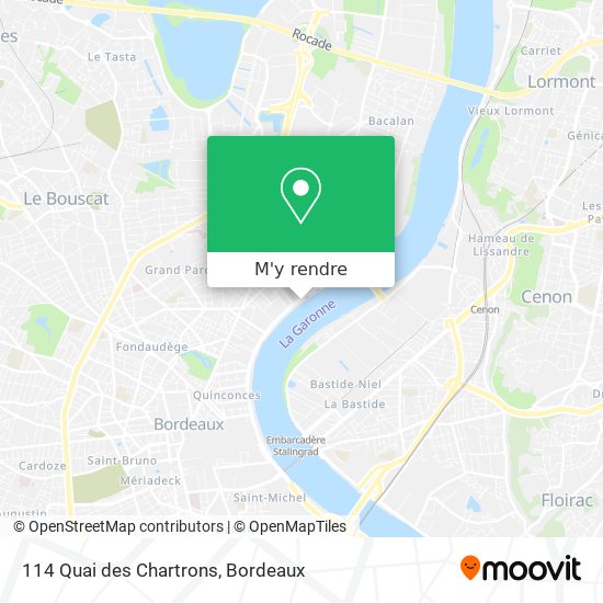 114 Quai des Chartrons plan