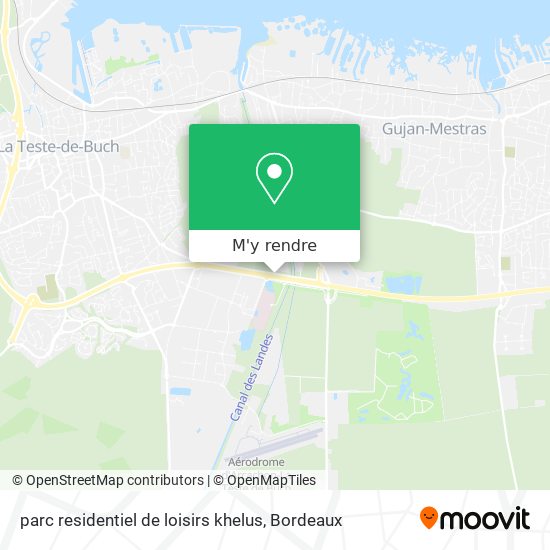 parc residentiel de loisirs khelus plan