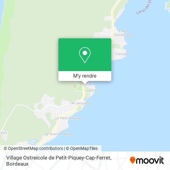 Village Ostreicole de Petit-Piquey-Cap-Ferret plan