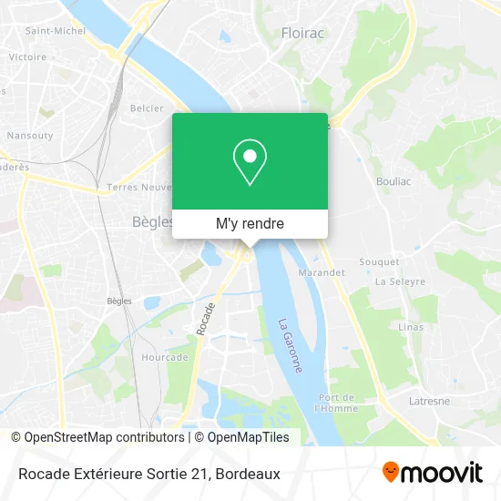 Rocade Extérieure Sortie 21 plan