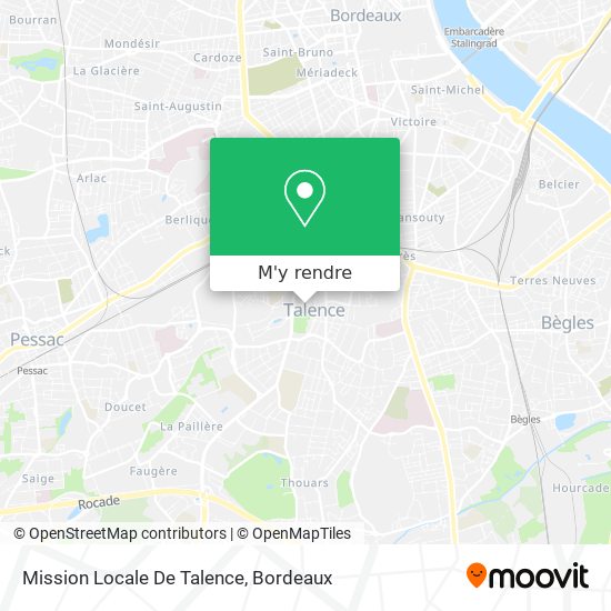 Mission Locale De Talence plan