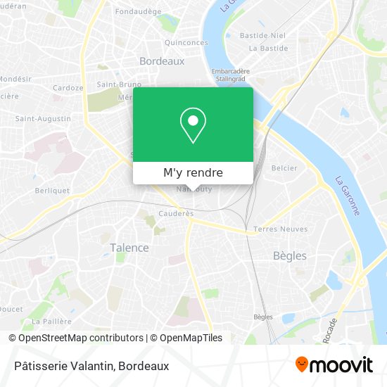 Pâtisserie Valantin plan