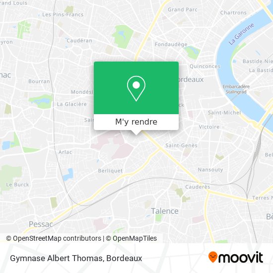 Gymnase Albert Thomas plan