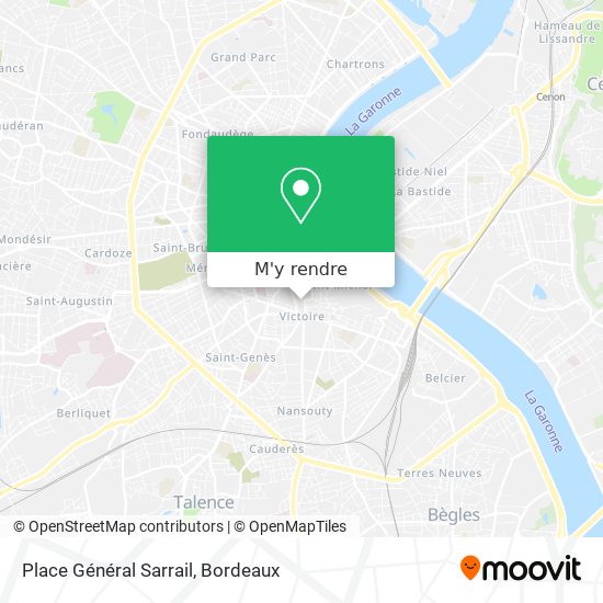 Place Général Sarrail plan