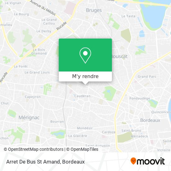 Arret De Bus St Amand plan