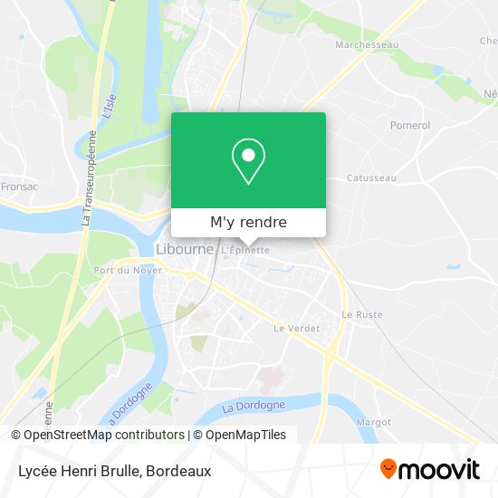 Lycée Henri Brulle plan
