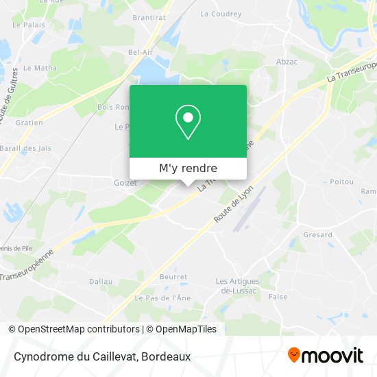 Cynodrome du Caillevat plan