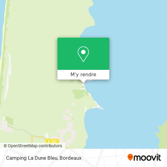 Camping La Dune Bleu plan