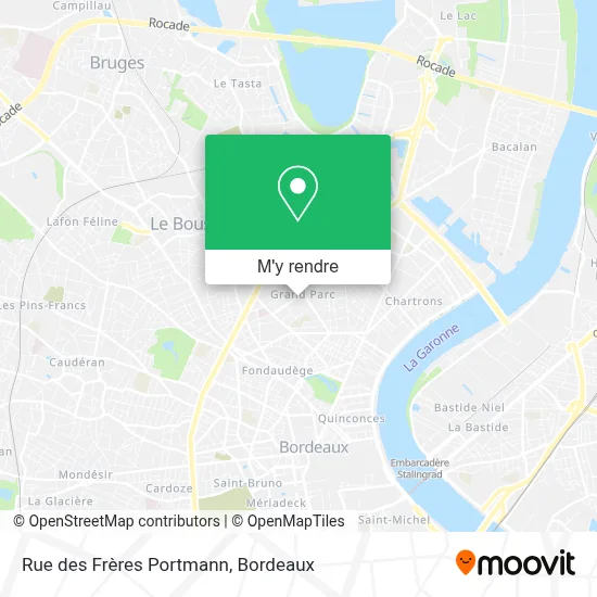 Rue des Frères Portmann plan