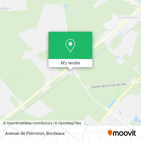 Avenue de Pierroton plan