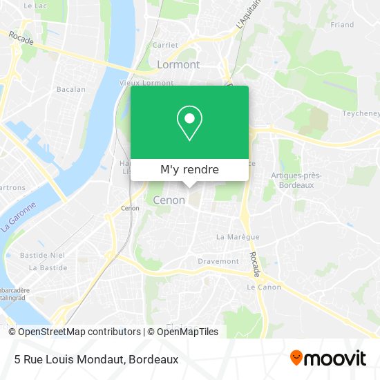 5 Rue Louis Mondaut plan