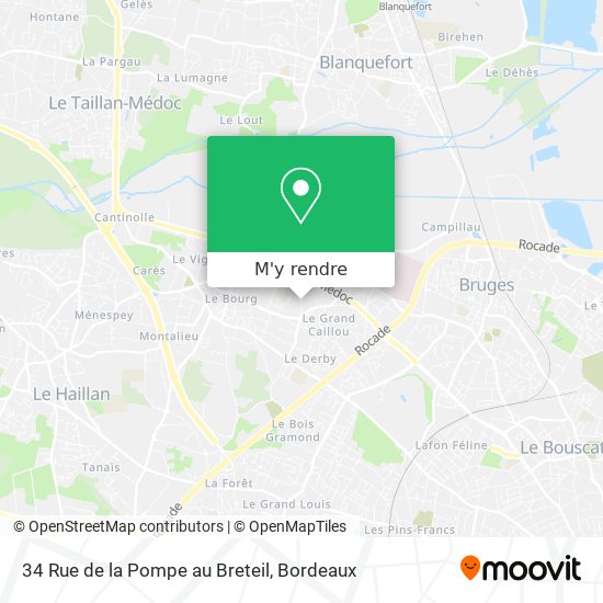34 Rue de la Pompe au Breteil plan