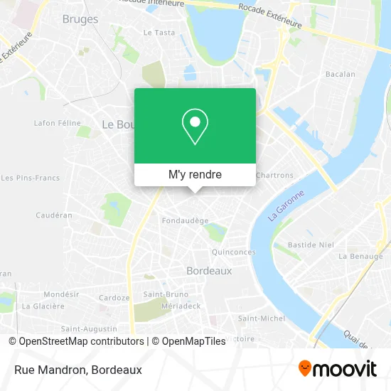 Rue Mandron plan
