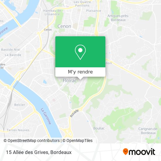 15 Allée des Grives plan