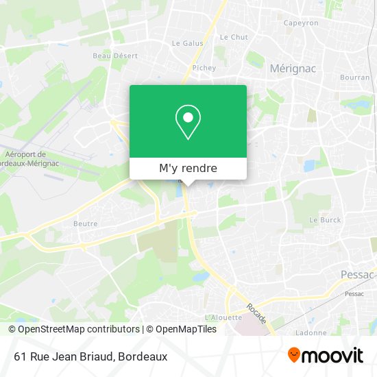 61 Rue Jean Briaud plan