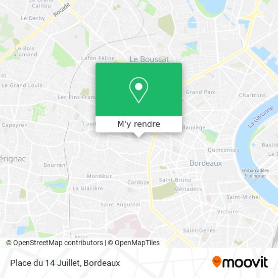 Place du 14 Juillet plan